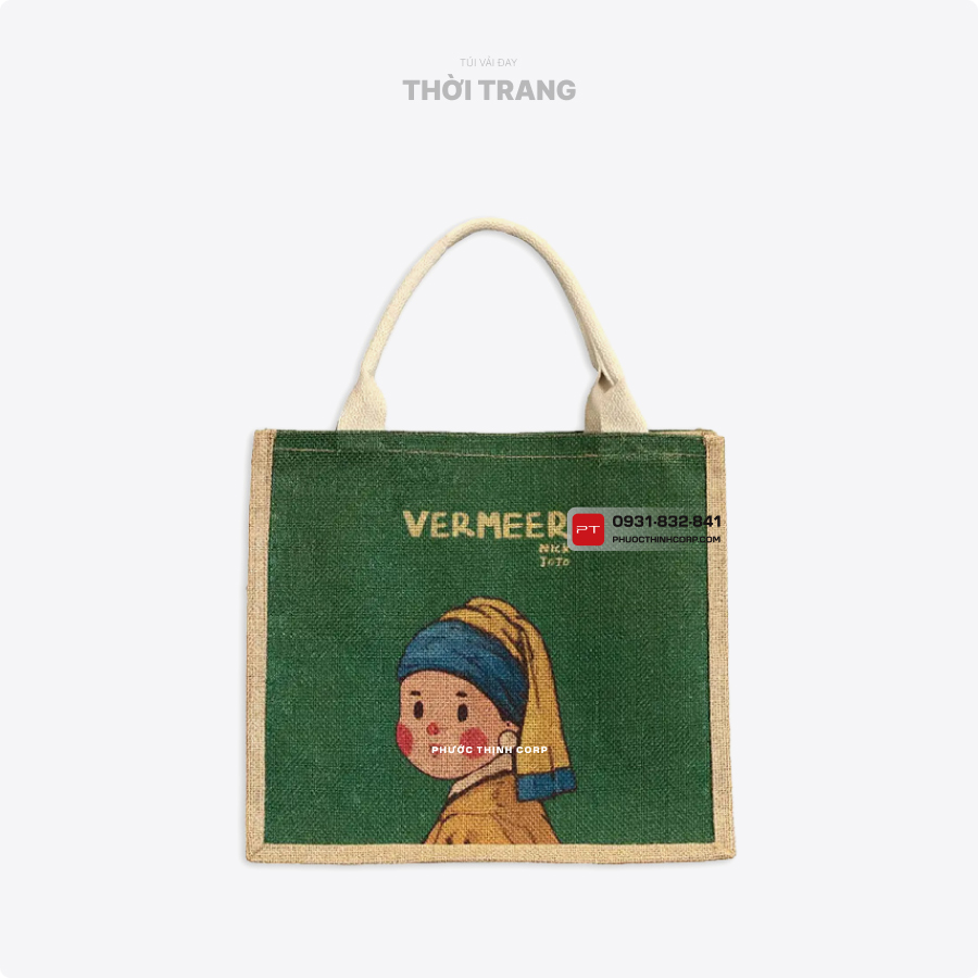 Túi vải đay thời trang