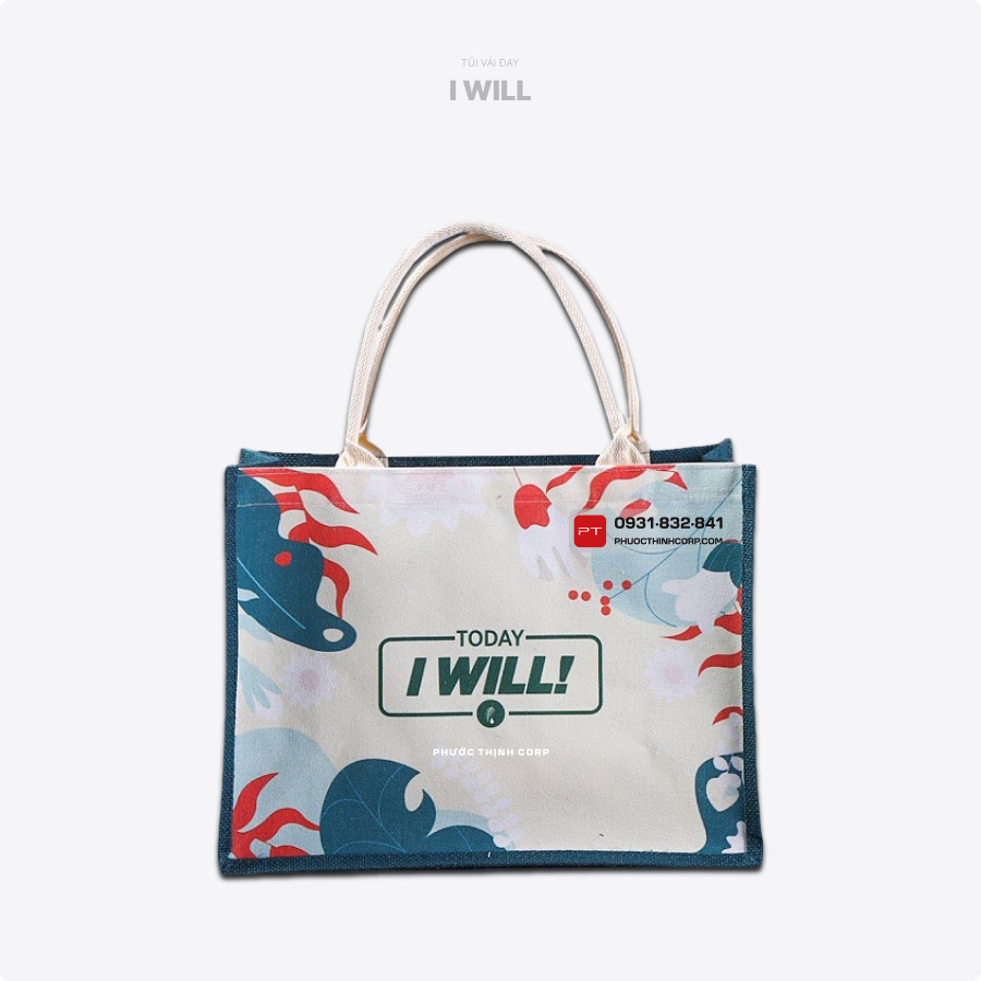 Túi vải đay I Will