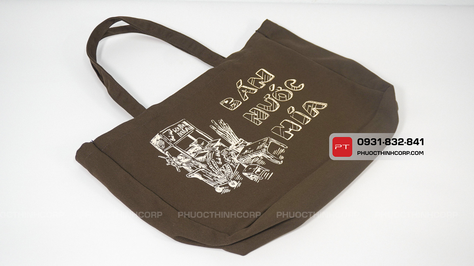 Túi vải canvas Bán Nước Mía 4