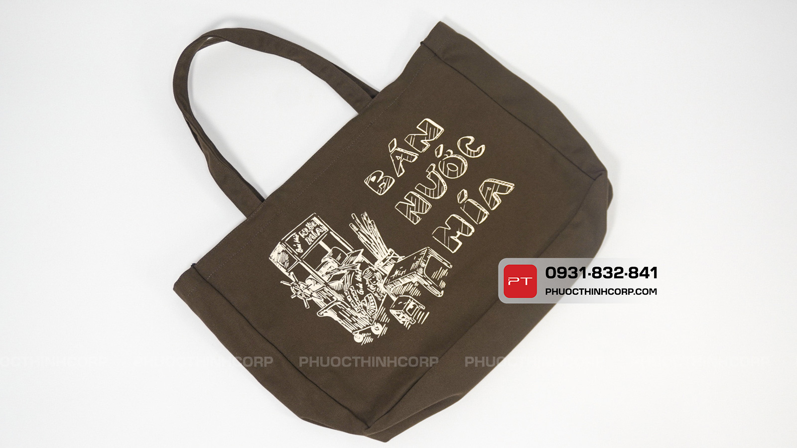 Túi vải canvas Bán Nước Mía 5