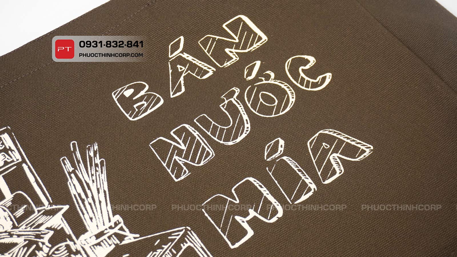 Túi vải canvas Bán Nước Mía 6