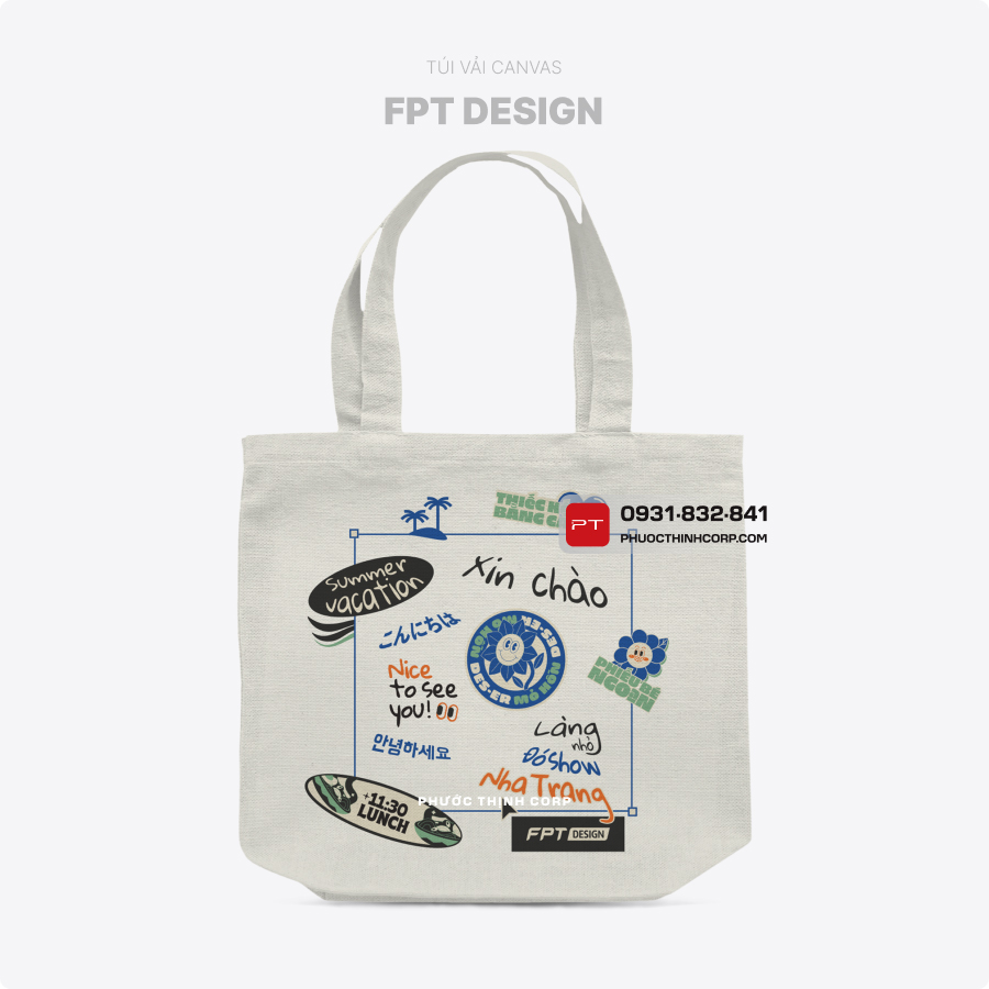 Túi vải canvas FPT