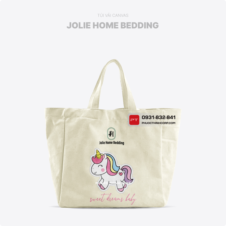 Túi vải canvas Jolie Home Bedding