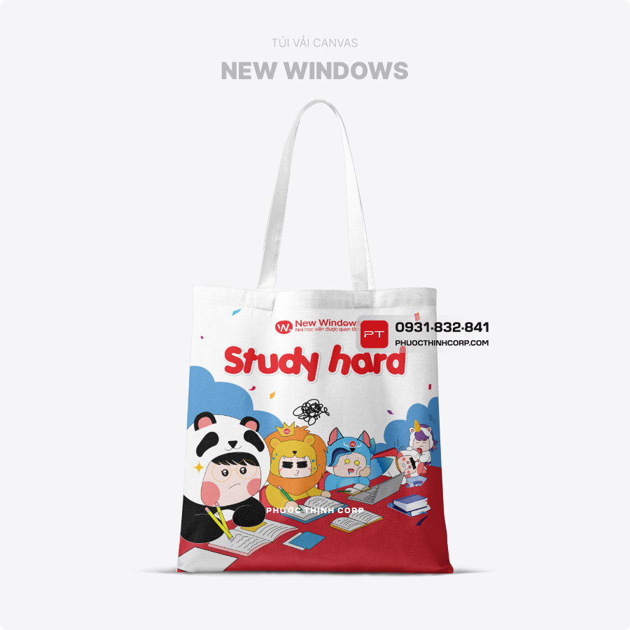 Túi vải canvas New Windows