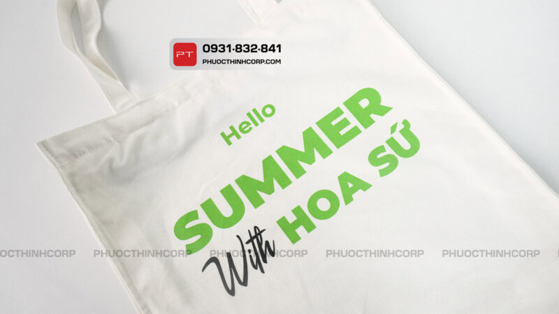 Túi vải canvas Nha Khoa Hoa Sứ 5