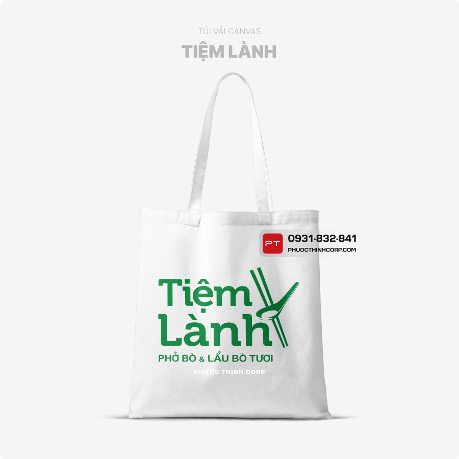 Túi vải canvas Tiệm Lành