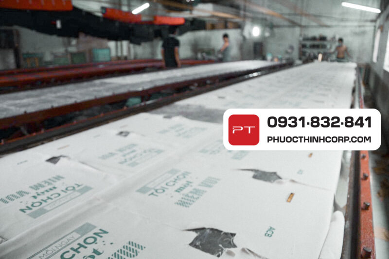 Xưởng may Phước Thịnh Corp TpHCM chuyền in luạ 1