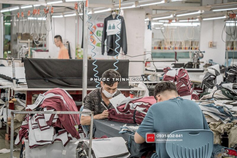 Xưởng may Phước Thịnh Corp TpHCM chuyền may 3
