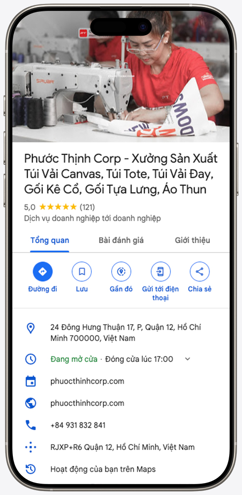 Phước Thịnh Corp địa chỉ in túi vải canvas tại TpHCM